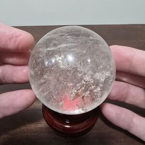 Clear Quartz Crystal Sphere #D 62mm